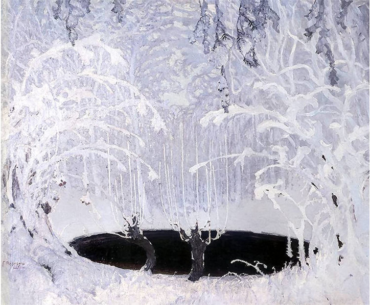 "Bajka zimowa", Ferdynand Ruszczyc, 1904 r. (domena publiczna)