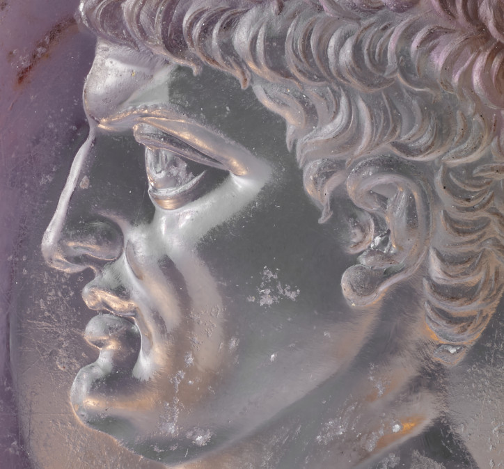 Detal wizerunku Marka Antoniusza, J. Paul Getty Museum, Villa Collection, Malibu, Kalifornia; zdjęcie: domena publiczna