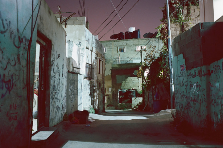 Obóz Dheisheh nocą, Palestyna, fot. Kuba Rudziński