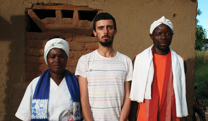 Kanuska Msowoya, Piotr Cichocki, Maphiri Sichinga, fot. Peter Kaunda