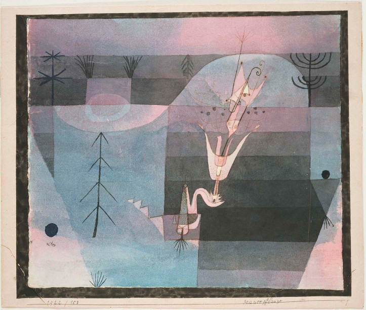 Paul Klee, "Mauerpflanze" (Pnącza), 1922 r., Museum of Fine Arts, Boston; reprodukcja: domena publiczna
