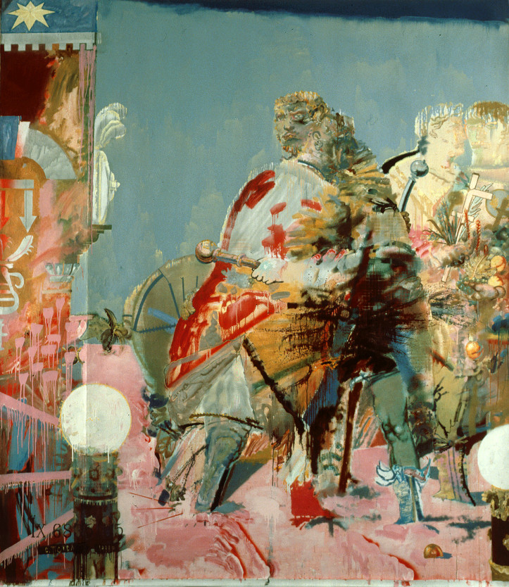 Ołeh Tistoł, "Pojednanie", 1988, gobelin, 268 × 232.5, kolekcja Igora Abramowicza