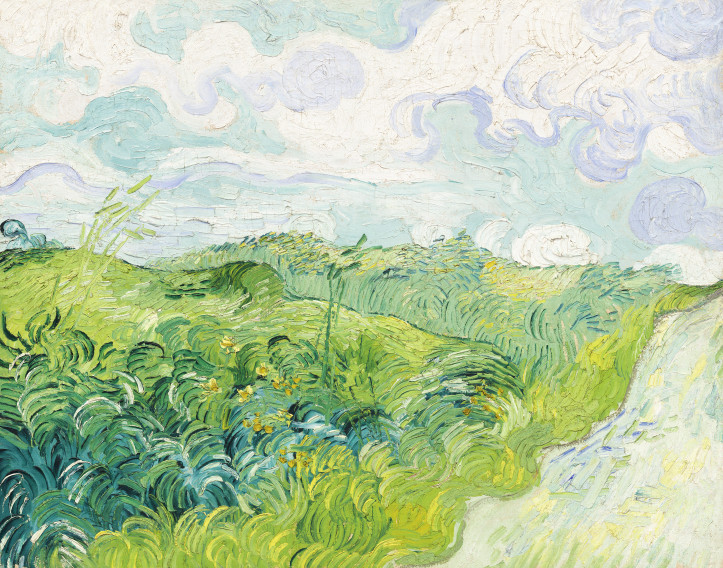 "Zielone pola pszenicy. Auvers", Vincent Van Gogh, 1890 r./National Gallery of Art (domena publiczna)