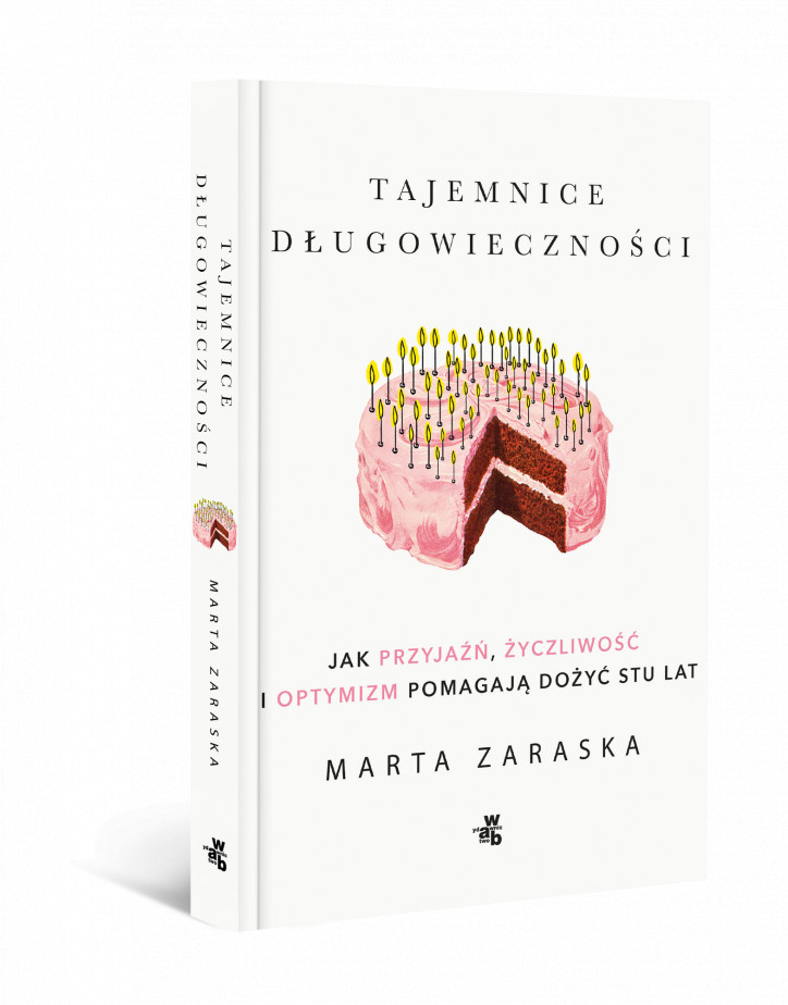 "Tajemnice długowieczności. Jak przyjaźń, życzliwość i optymizm pomagają dożyć stu lat.", Marta Zaraska, Wydawnictwo W.A.B. 2022 r.