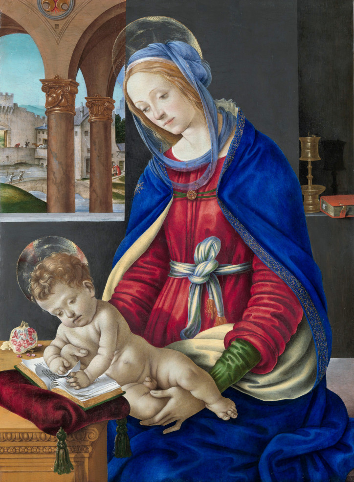 Filippino Lippi, "Madonna z Dzieciątkiem", ok. 1483–1484; zdjęcie: MET/domena publiczna