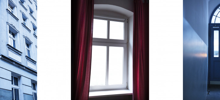 Berlin, Gartenstrasse 26, Moje okno, 11 stycznia 2023 © Wojtek Wieteska