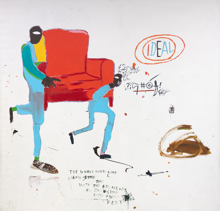 Jean-Michel Basquiat, „Light Blue Movers”, 1987, zdjęcie dzięki uprzejmości muzeum Albertina.